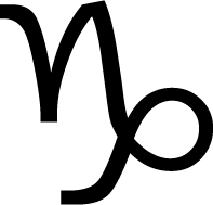 Capricorn symbol 3