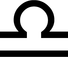 Libra symbol 3
