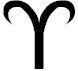 Aries symbol 1